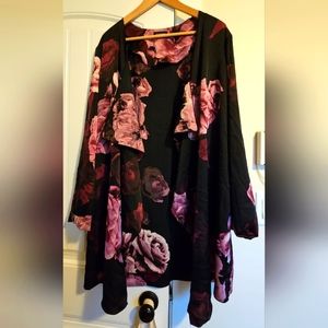 Floral Waterfall Kimono/Cardigan